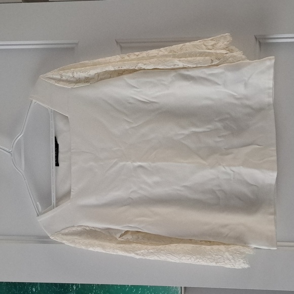 Lauren Ralph Lauren White Lace Top - Picture 1 of 6